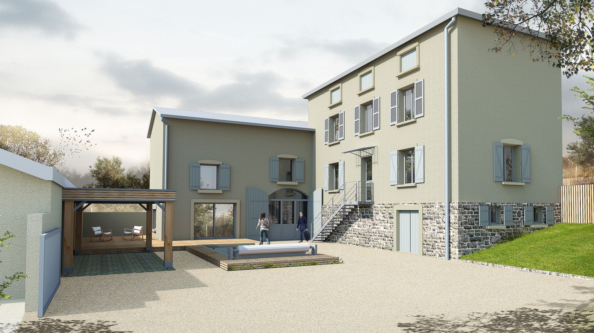Aménagement complet d'un plateau de 180 m²
