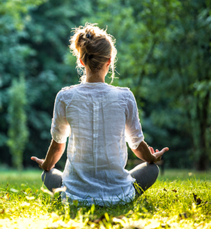 woman meditation