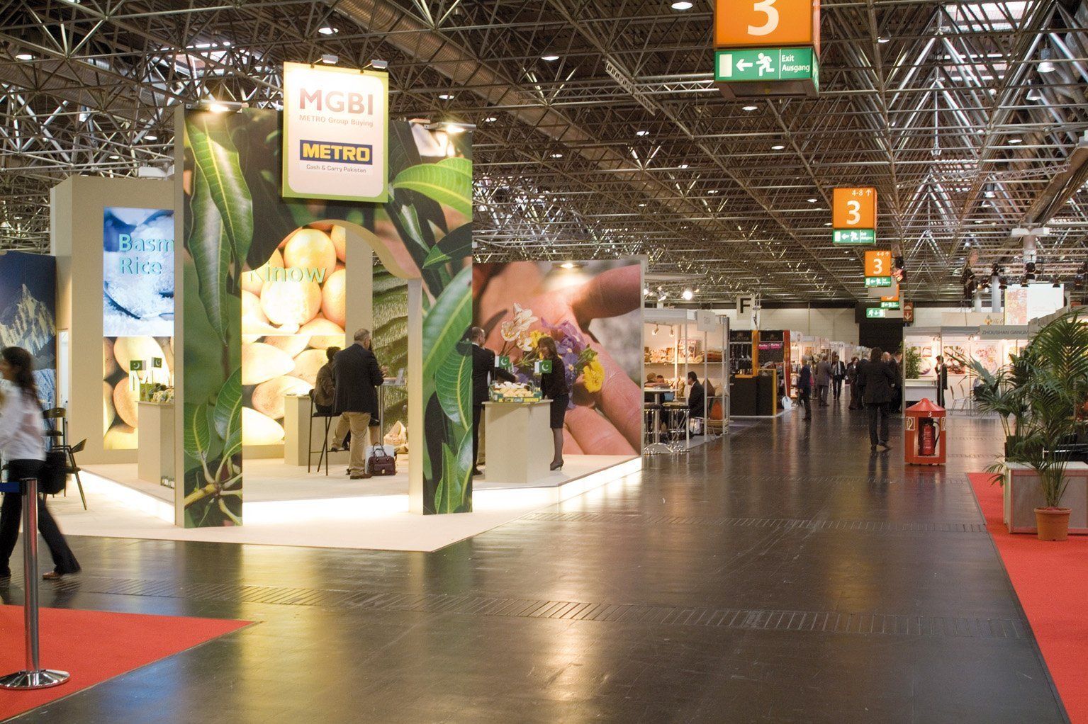 Messekonzpete, Messebau