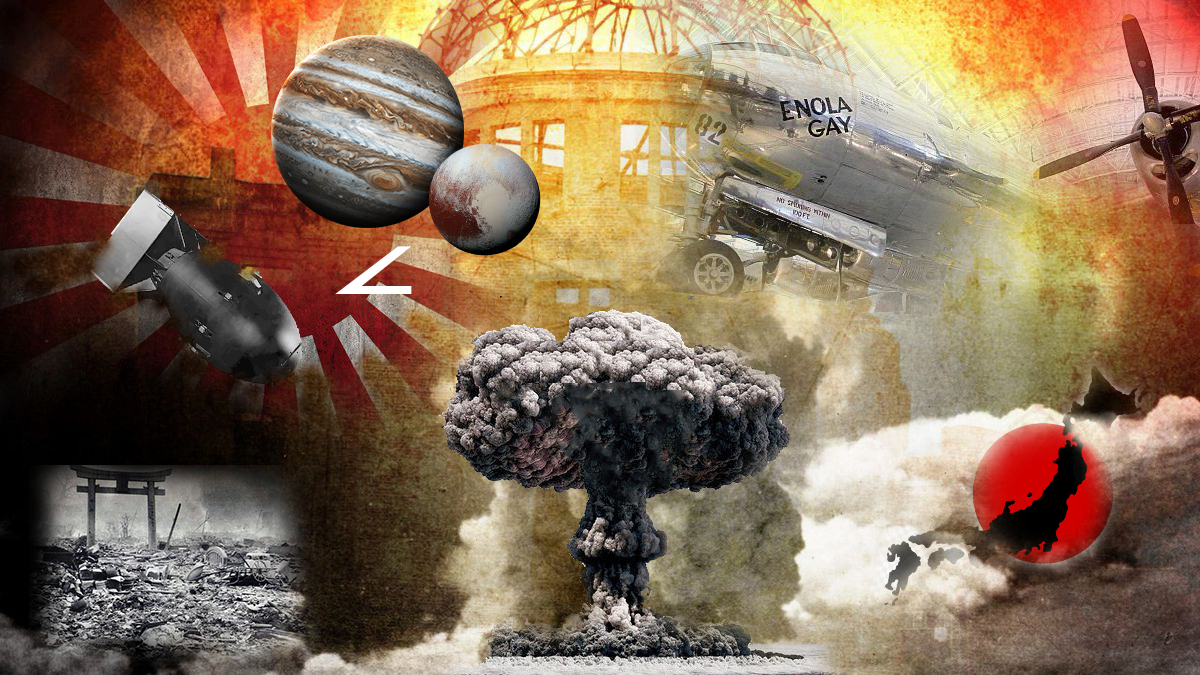 Bombardeo atómico de Hiroshima y Nagasaki con Júpiter y Plutón