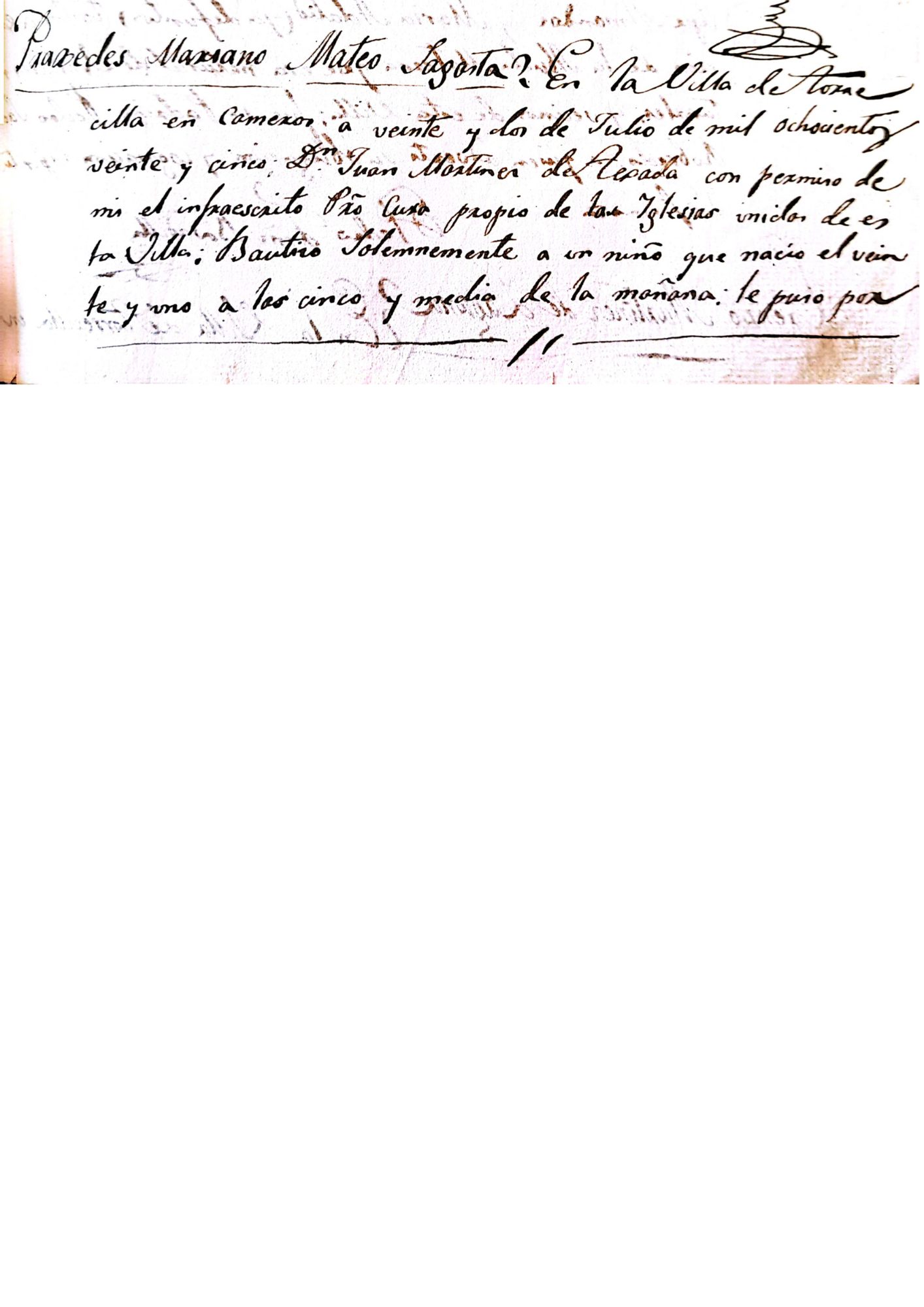 Certificado literal de nacimiento de Práxedes Mateo-Sagasta Partida literal de nacimiento de Práxedes Mateo-Sagasta, Certificado literal de nacimiento de Práxedes Mateo-Sagasta, Partida de nacimiento de Práxedes Mateo-Sagasta