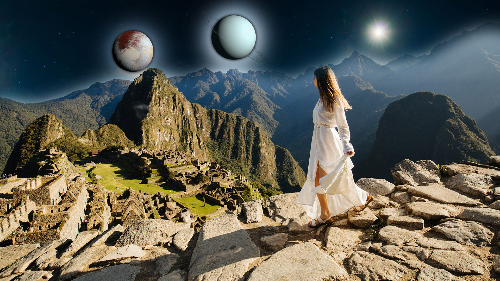 El explorador estadounidense Hiram Bingham, redescubre las ruinas del Machu Picchu en Perú