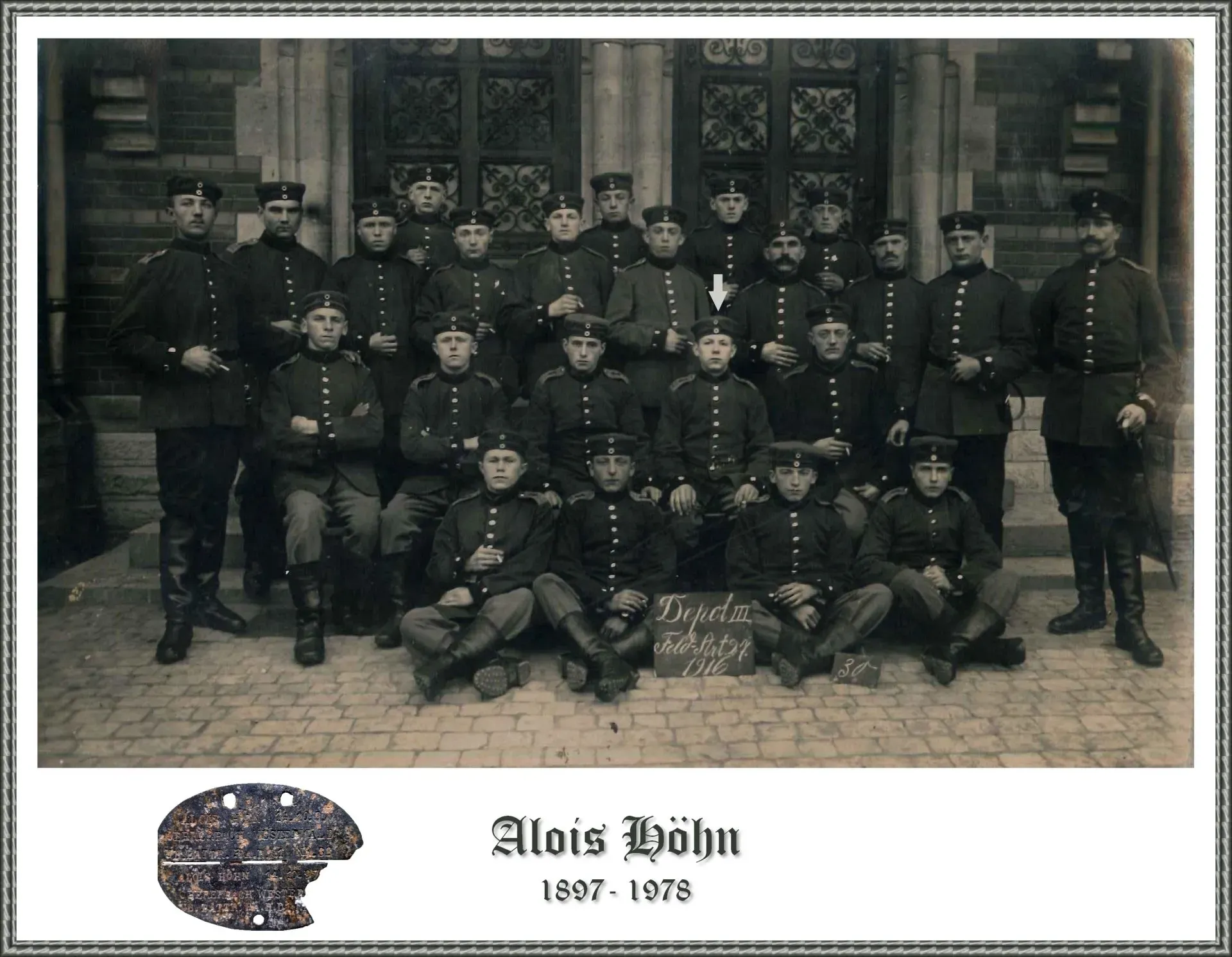 Gruppenfoto mit Alois Höhn Gruppenfoto mit Höhn Alois
