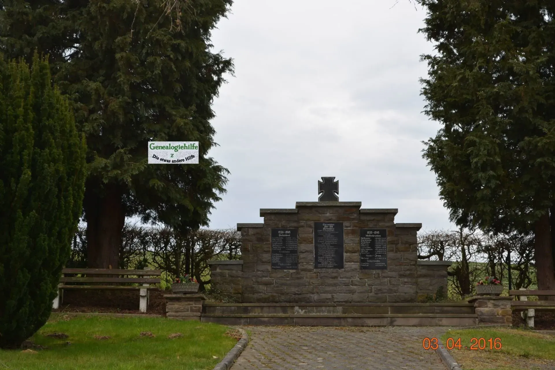 Birkenbeul, Denkmal auf dem Friedhof Birkenbeul, Denkmal auf dem Friedhof