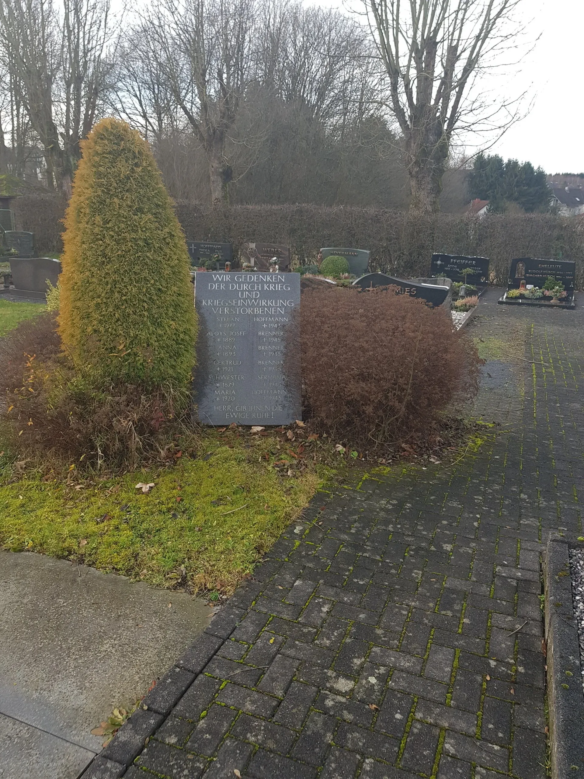 Elkenroth, Mahntafel auf dem Friedhof1 Elkenroth, Mahntafel auf dem Friedhof1
