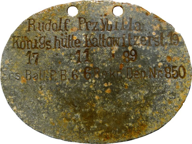 Rudolf Przÿbilla aus Königshütte (Chorzów) Rudolf Przÿbilla
aus Königshütte (Chorzów)
