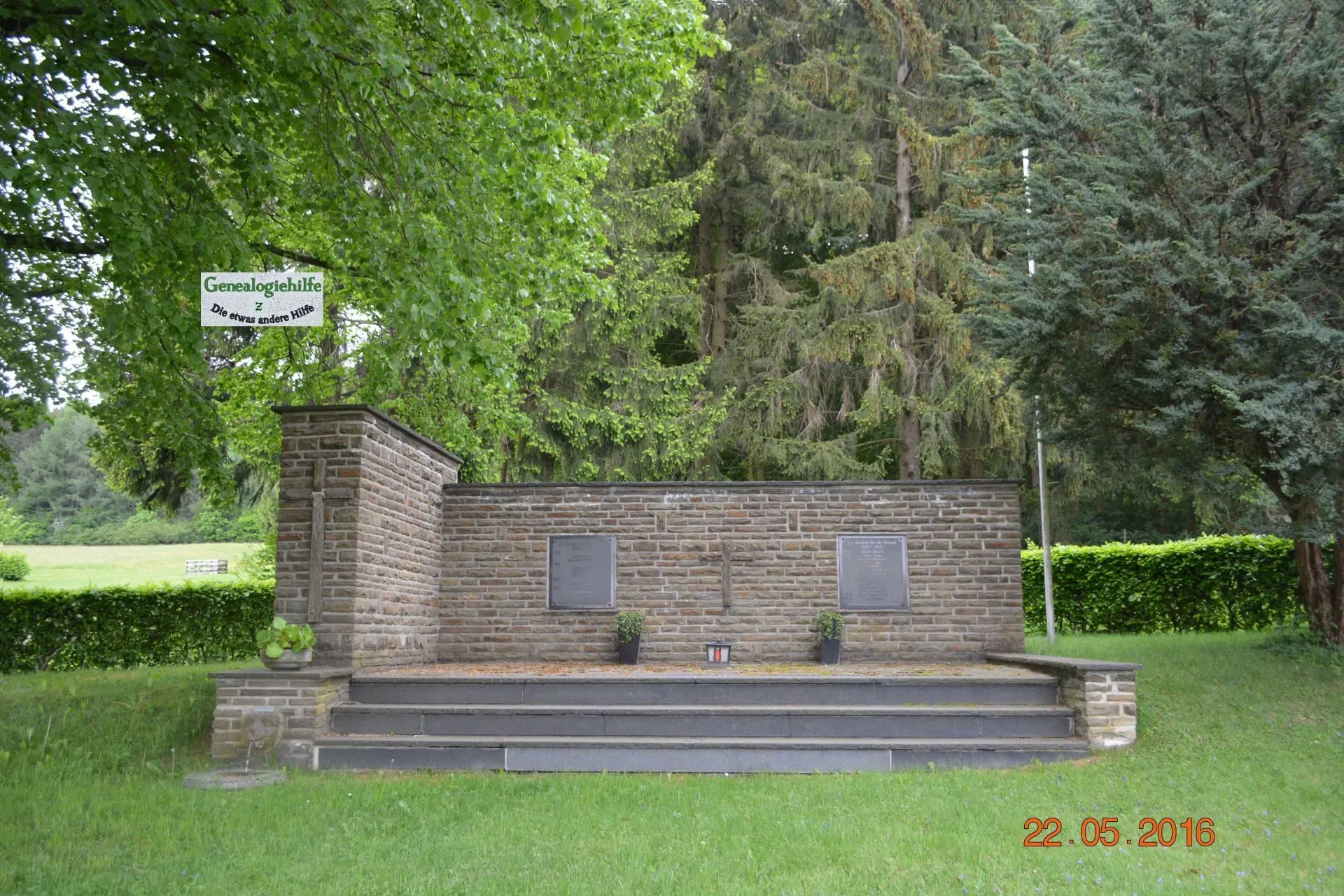 Malberg, Denkmal an der Hauptstrasse Malberg, Denkmal an der Hauptstrasse