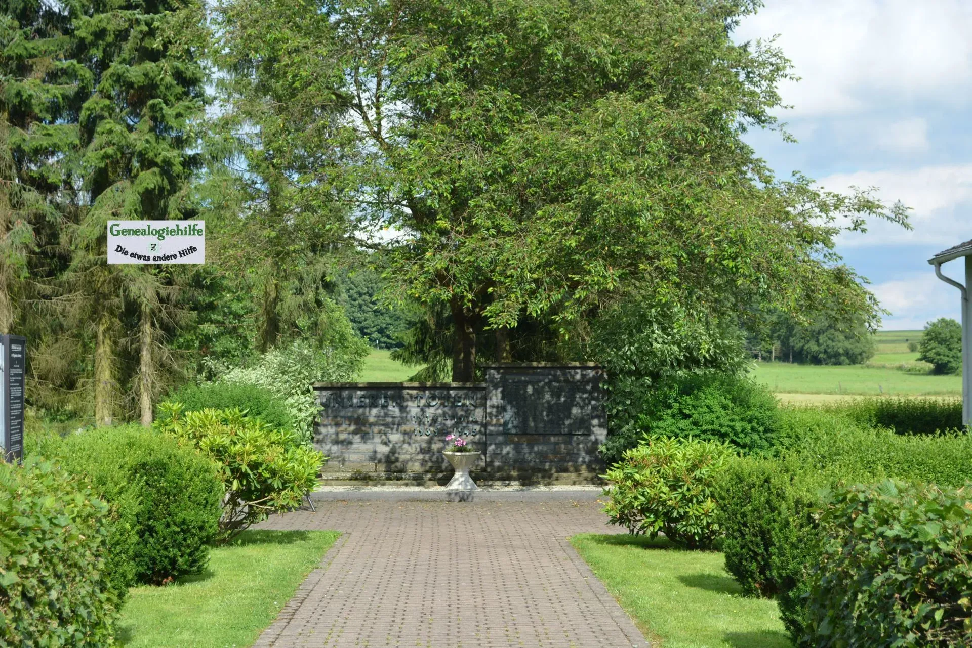 Nisterberg, Denkmal auf dem Friedhof Nisterberg, Denkmal auf dem Friedhof