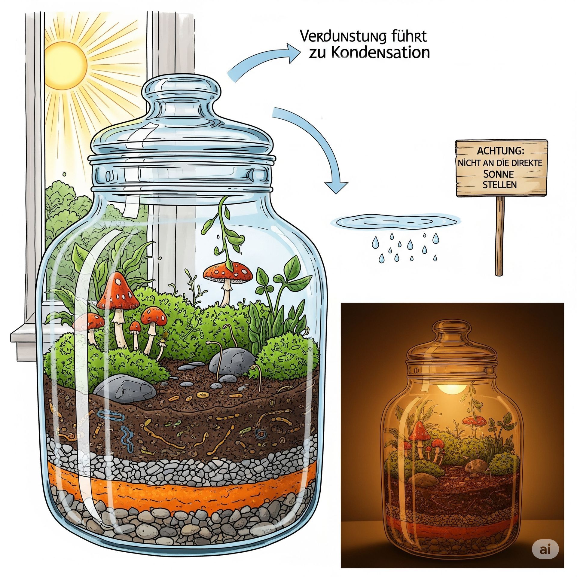 Flaschengarten anleitung