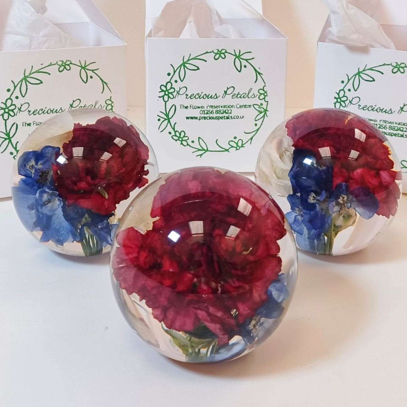 floral paperweight