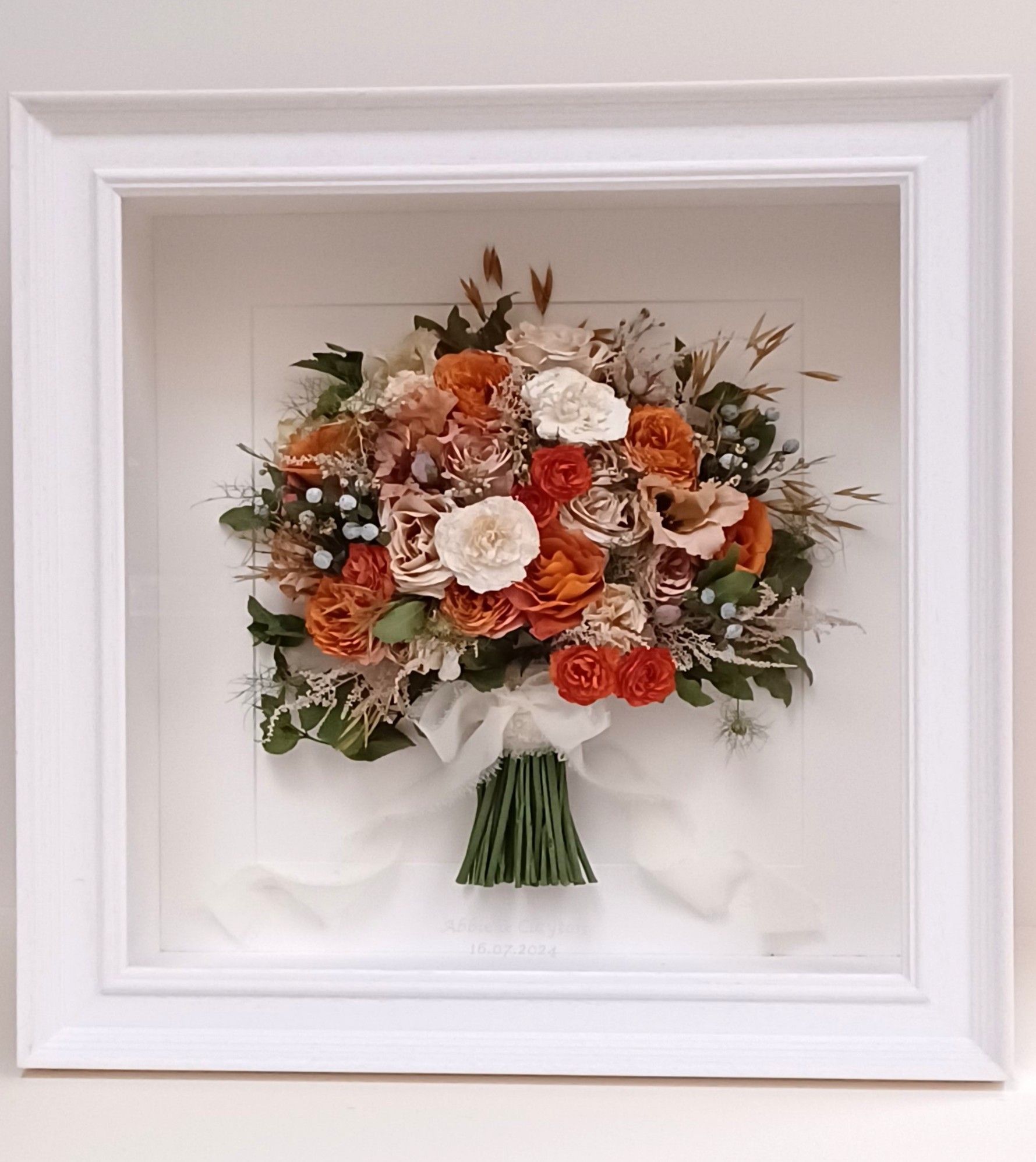 Wedding bouquet preservation