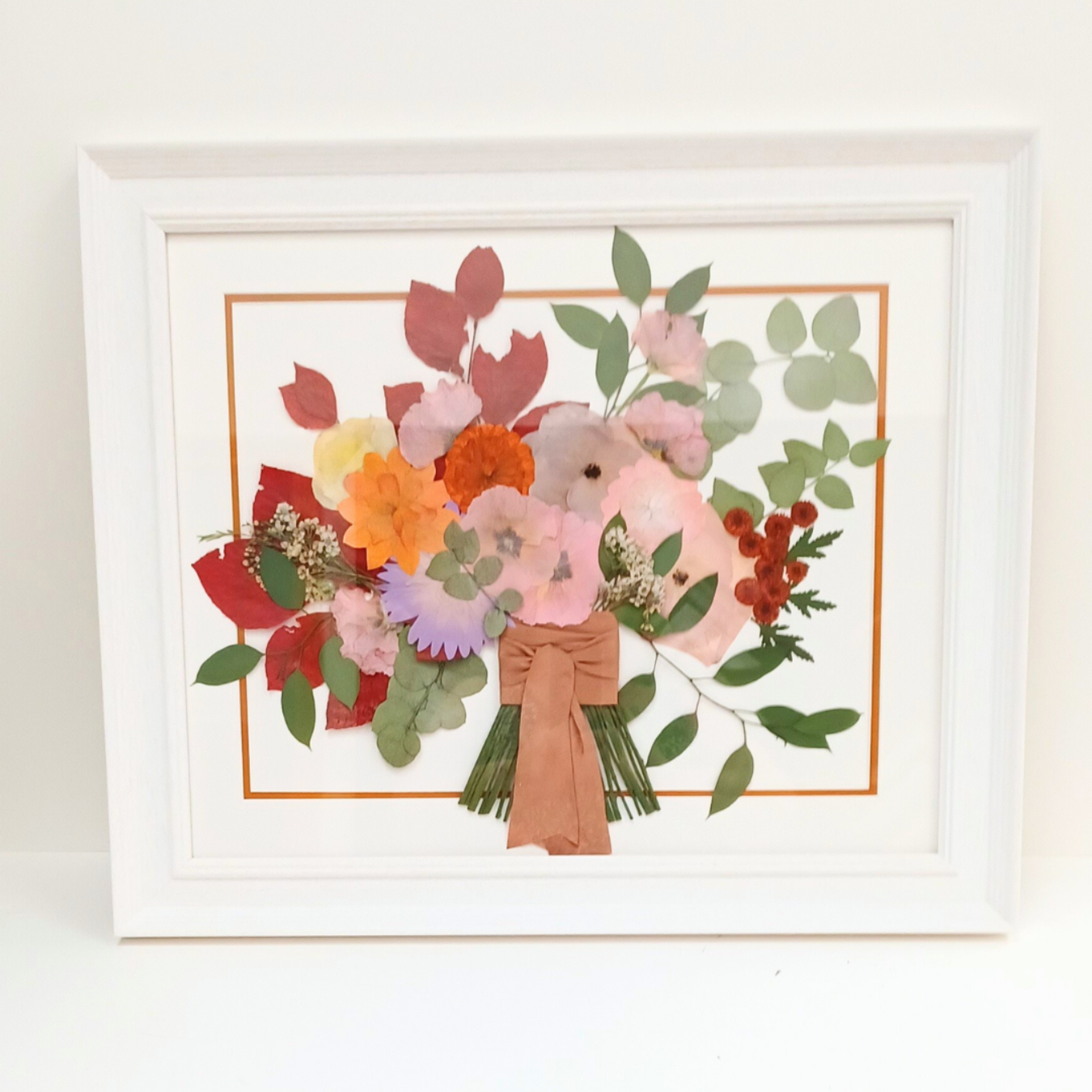 pressed bouquet