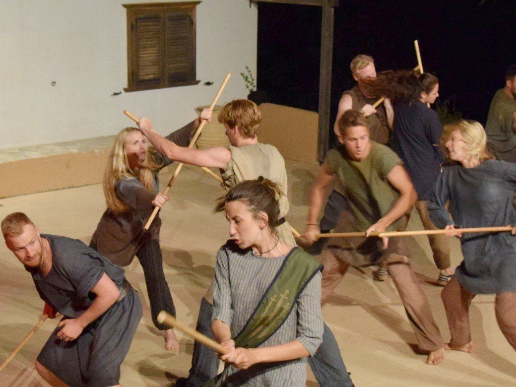 Performance at Hydrama Theatre in Hydra