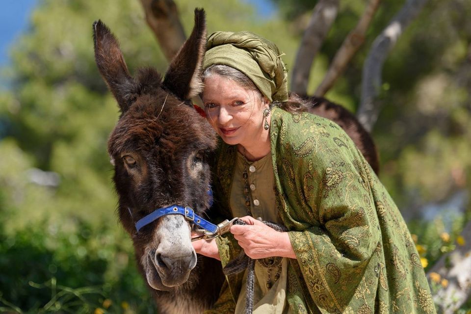Corinna Seeds and her donkey Melina