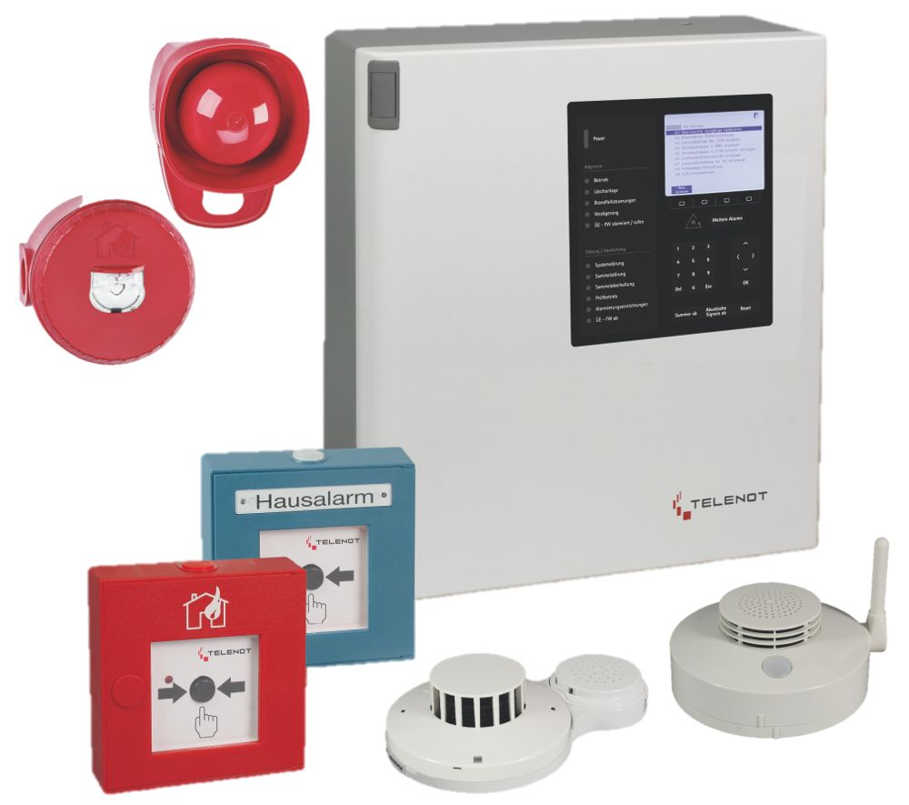 Brandmeldesystem Telenot hifire 4000 geeignet als Brandmelde- & Brandwarnanlage Telenot hifire 4000 BMA