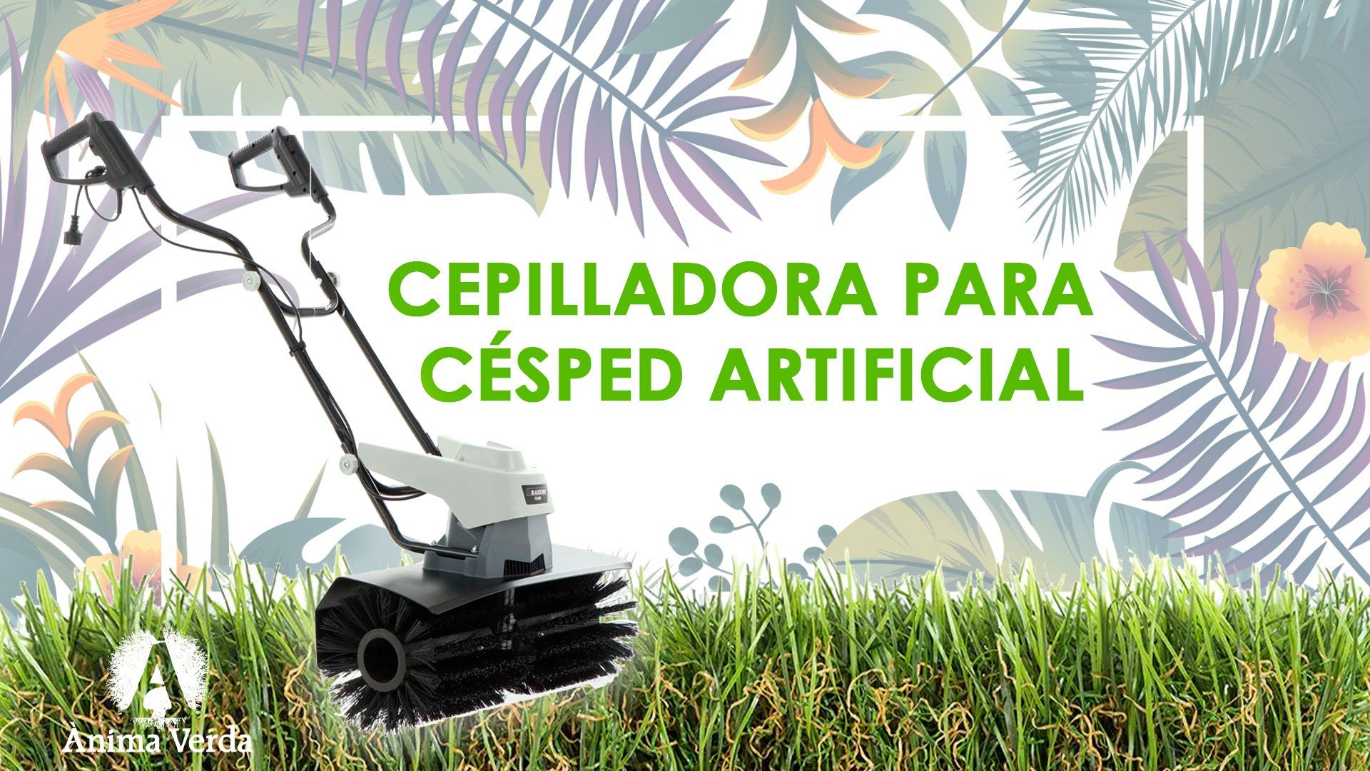 Cepilladora césped artificial doméstica Blackstone TS-600