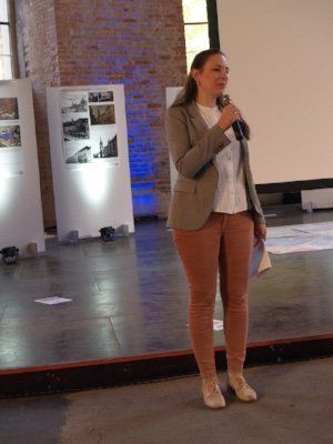 Ausstellung  Anne Schäfer-Junker, Marc Jordi und Klaus Laternser beim Aufbau