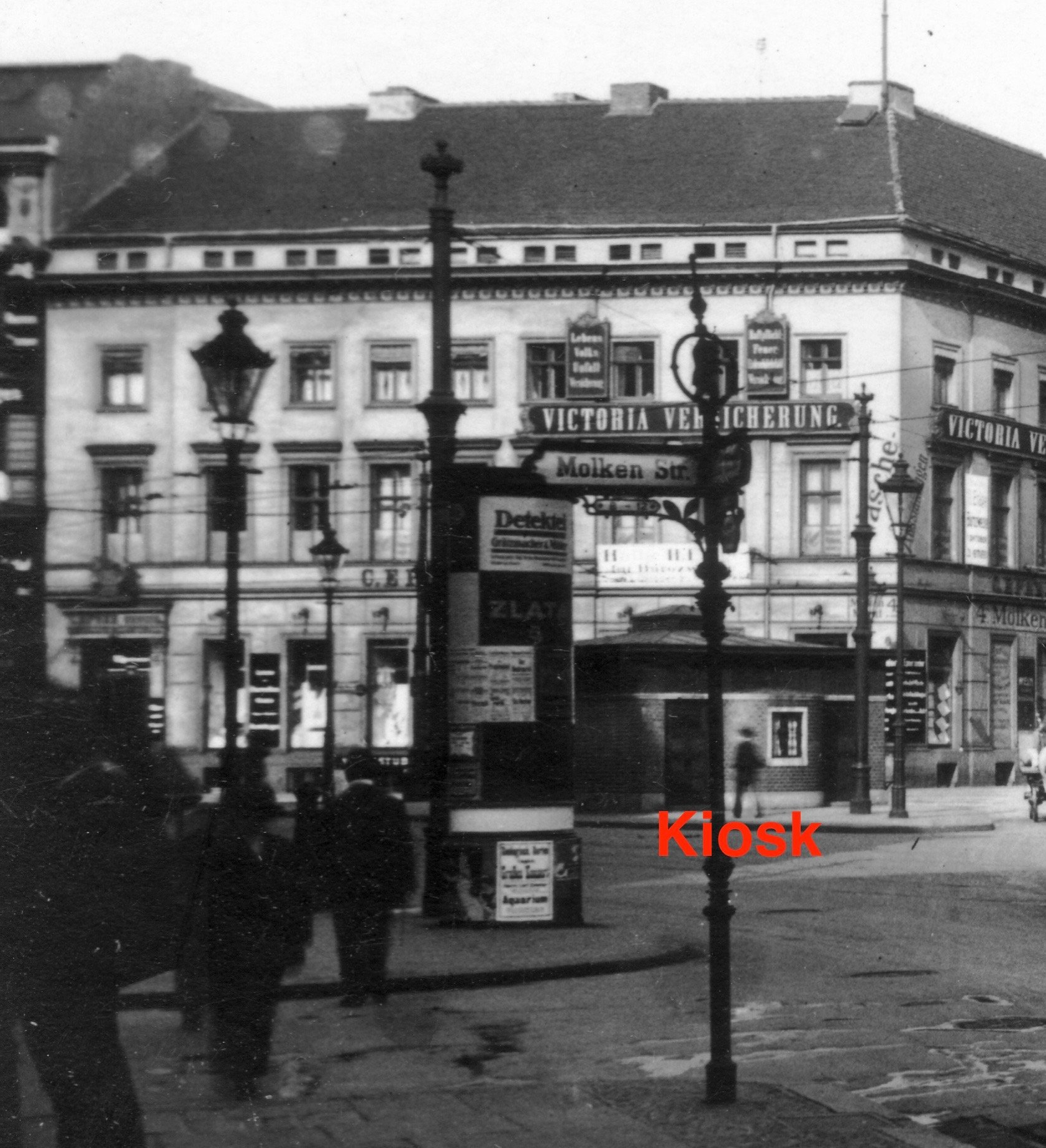 Der Molkenmarkt 1920 Kiosk Molkenmarkt 1920
