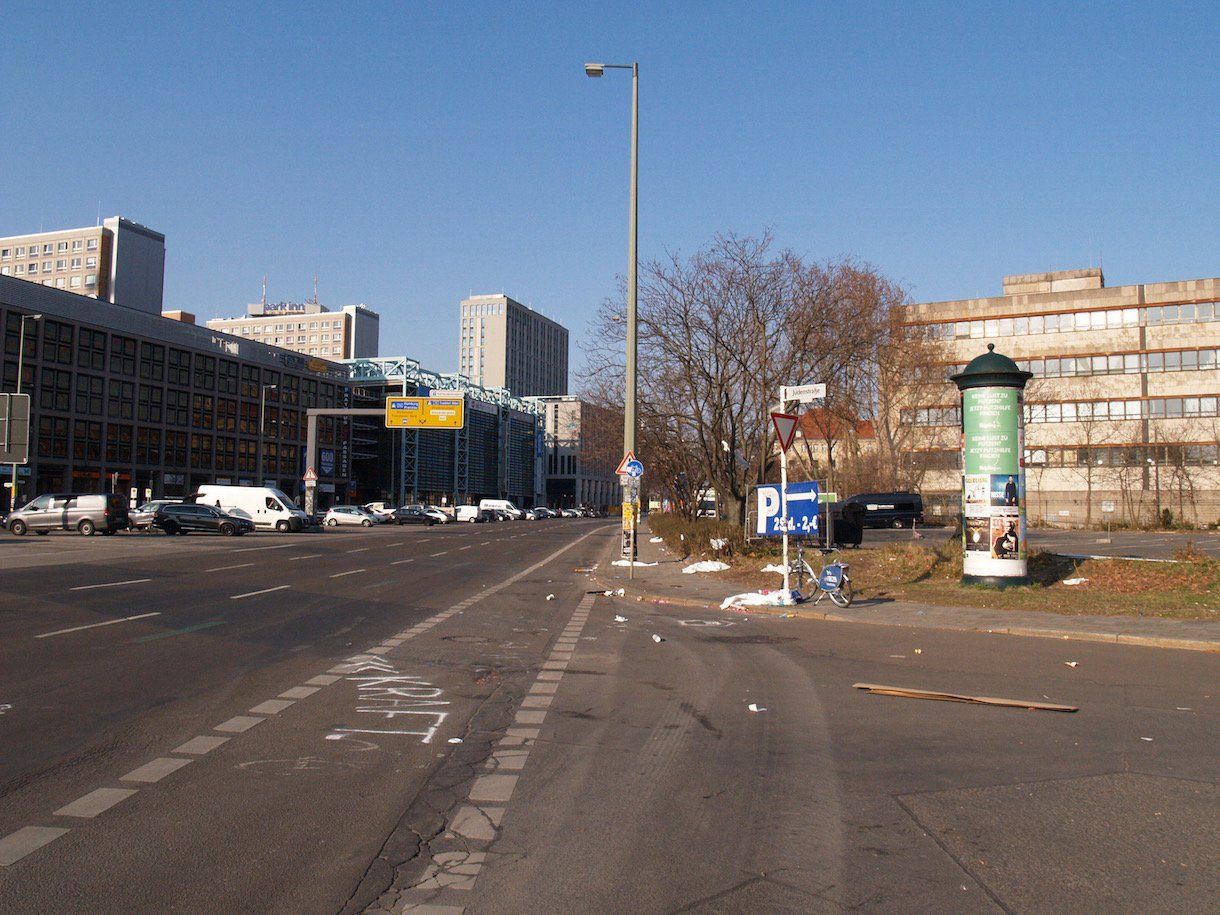 Gruner Straße, Richtung Alexanderplatz, Einmündung Jüdenstraße