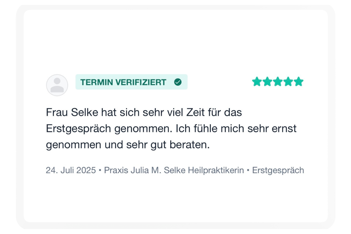 Feedback von Patienten auf Jameda