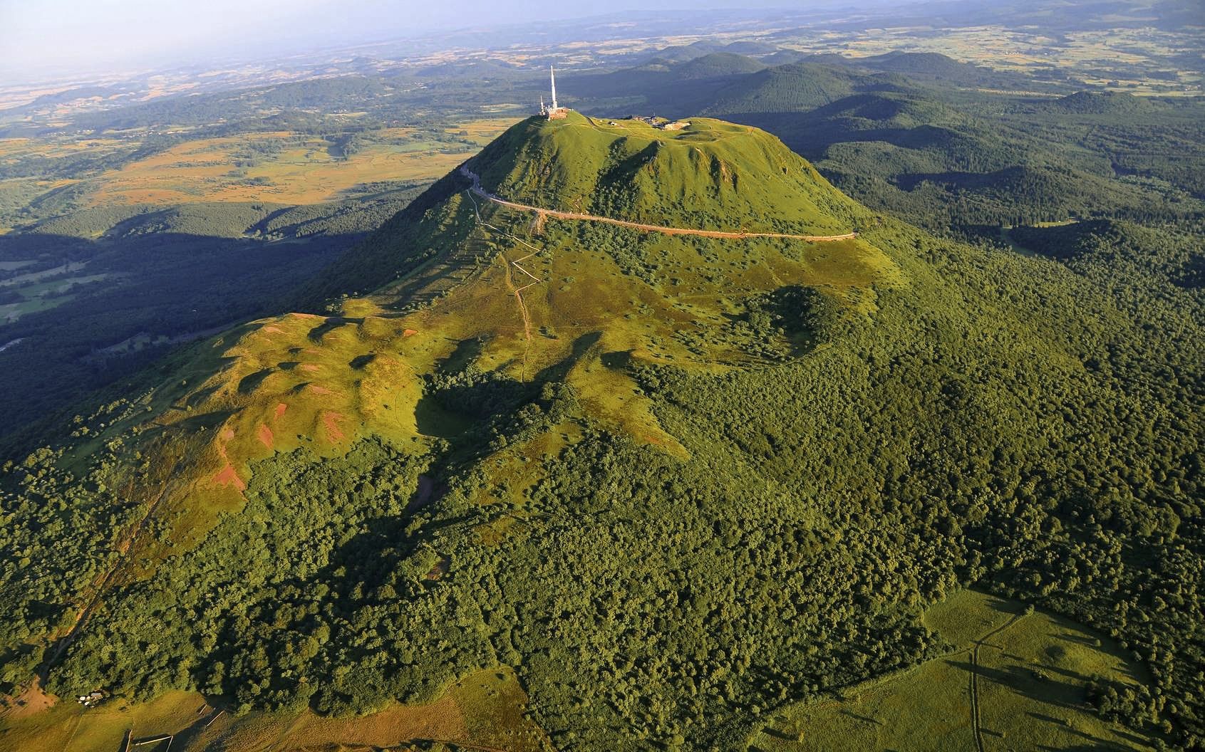 Puy-d-Dôme vue aérienne