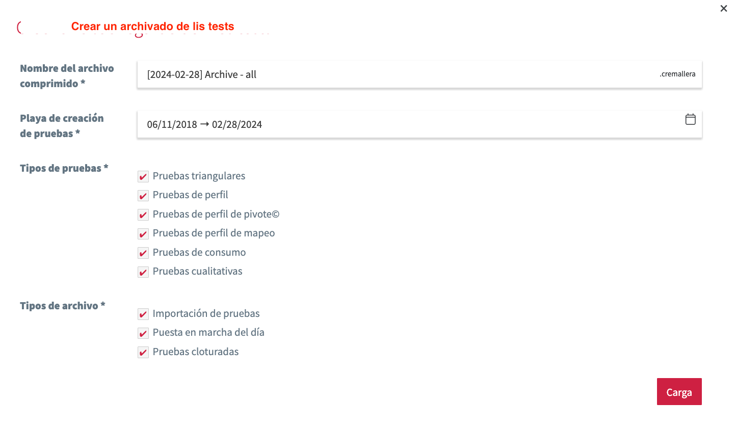 No. 1 : Posible archivo masivo de datos
