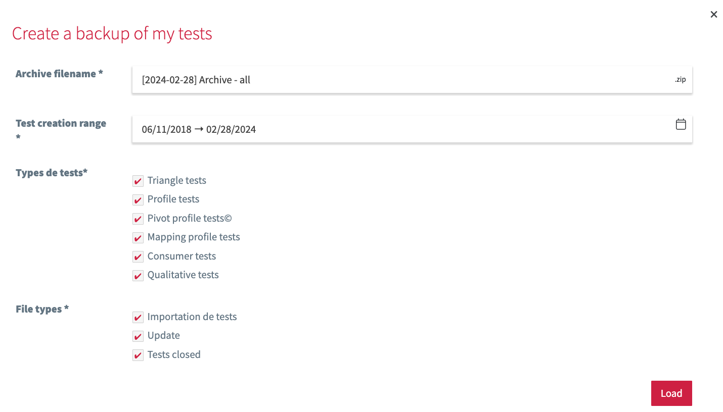 N°1 : A possible mass data archiving
