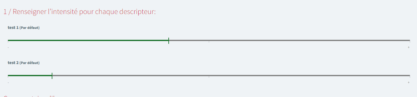 N°5 : Mieux distinguer les notes d'intensité à zéro