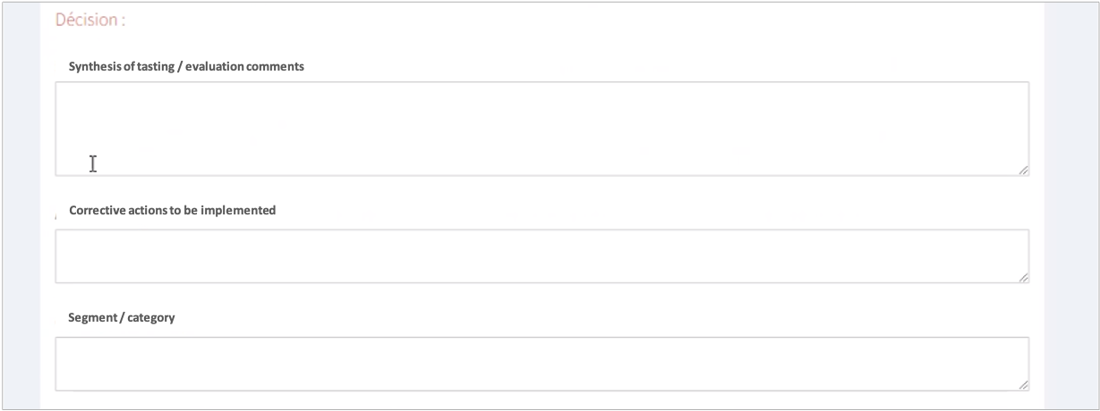 Quali® Profile : the ability to create a summary sheet. Quali® Profile : the ability to create a summary sheet.