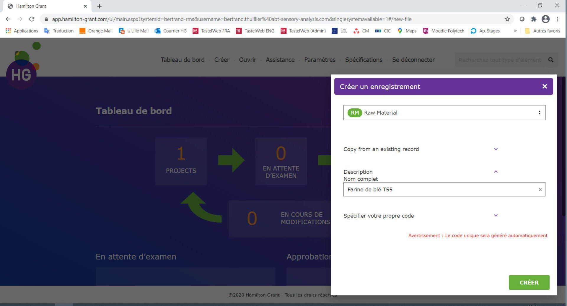 logiciel gestion de formulation, Recipe software, ABT Informatique