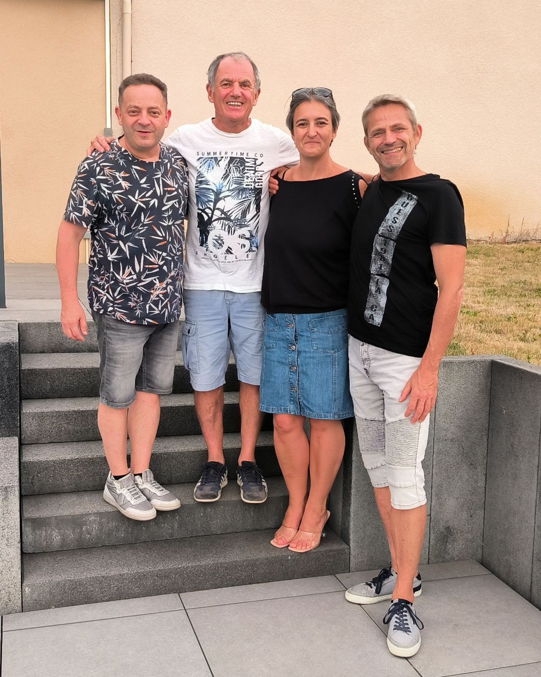 Les membres du Bureau : De gauche à droite : Jacques Walter / Eric Gimenez / Stéphanie Gimenez / Cyrille Denet