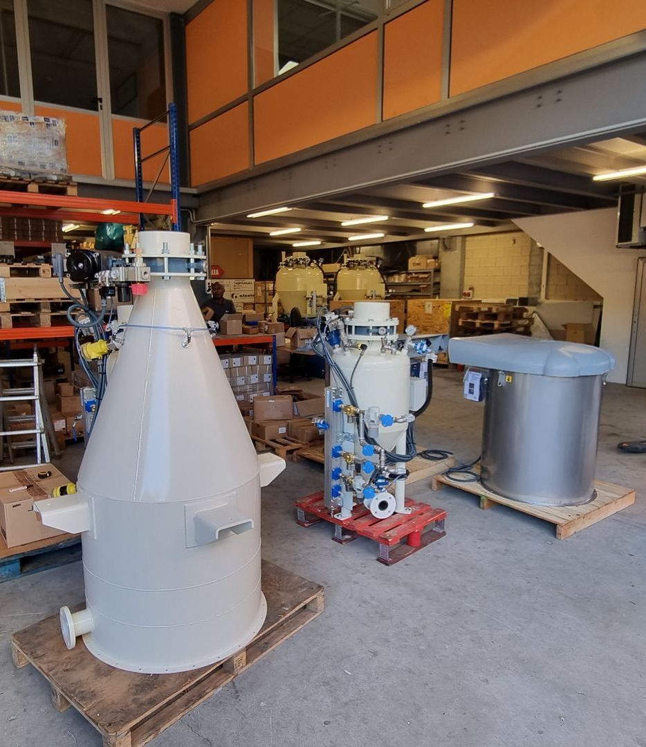 MONTAJE DE TRANSPORTE NEUMÁTICO