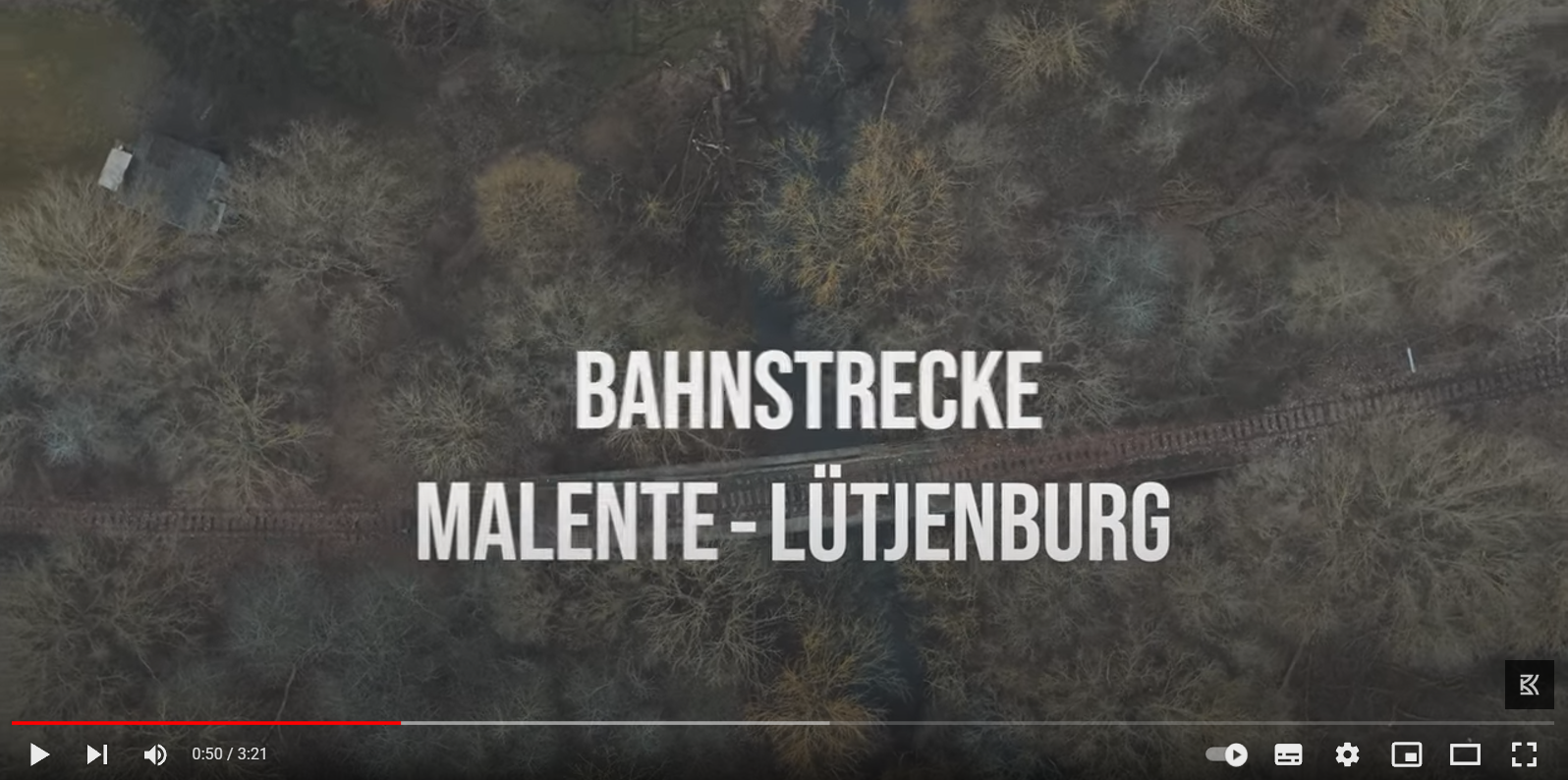 Imagefilm zur Bahnstrecke Malente-Lütjenburg Imagefilm zur Bahnstrecke Malente-Lütjenburg (Youtube)