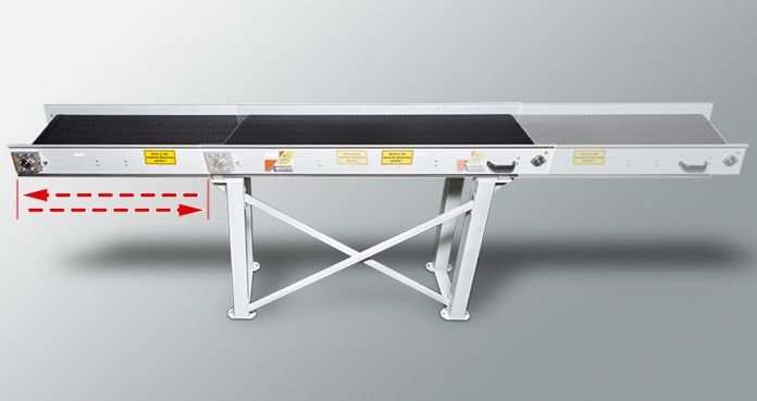 Cintes transportadores Cinta transportadora de bany d'aigua Amboss Langbein, buffer de producció
