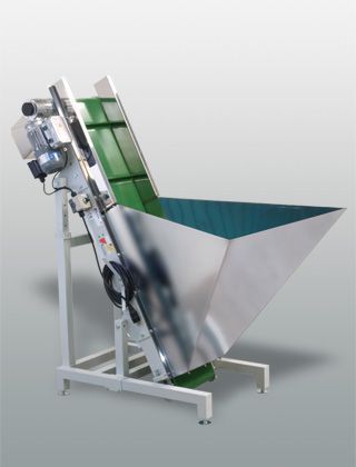 Cintes transportadores Cinta transportadora de bany d'aigua Amboss Langbein, buffer de producció