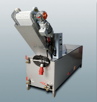 Förderbänder Amboss+Langbein Wasserbad-Förderband, Produktionspuffer