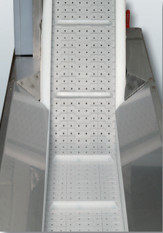 Förderbänder Amboss+Langbein Wasserbad-Förderband, Produktionspuffer