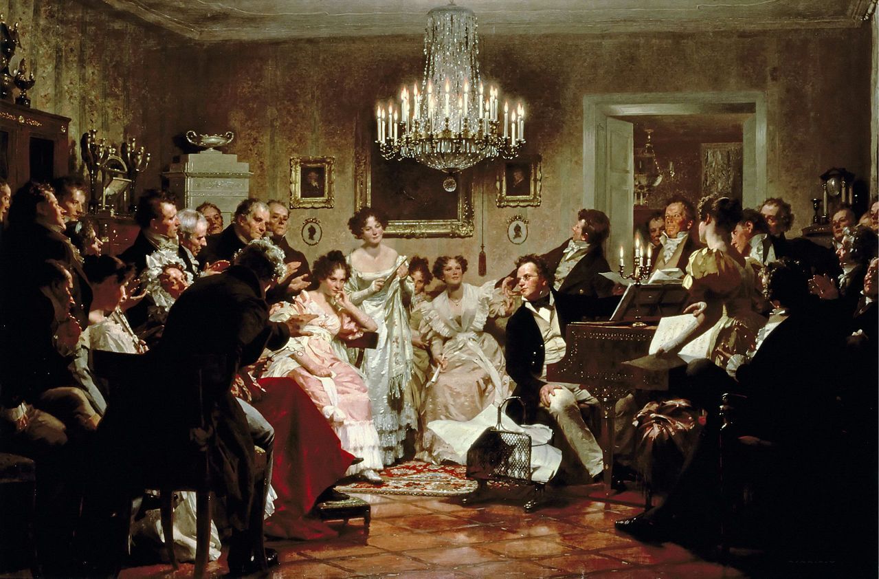 Schubertiade by Julius Schmid