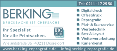 H. Berking KG - Ihr Spezialist für alle Printsachen H. Berking KG - Ihr Spezialist für alle Printsachen