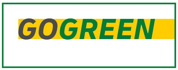 DHL GOGREEN Logo für umweltfreundlichen und klimaneutralen Versand