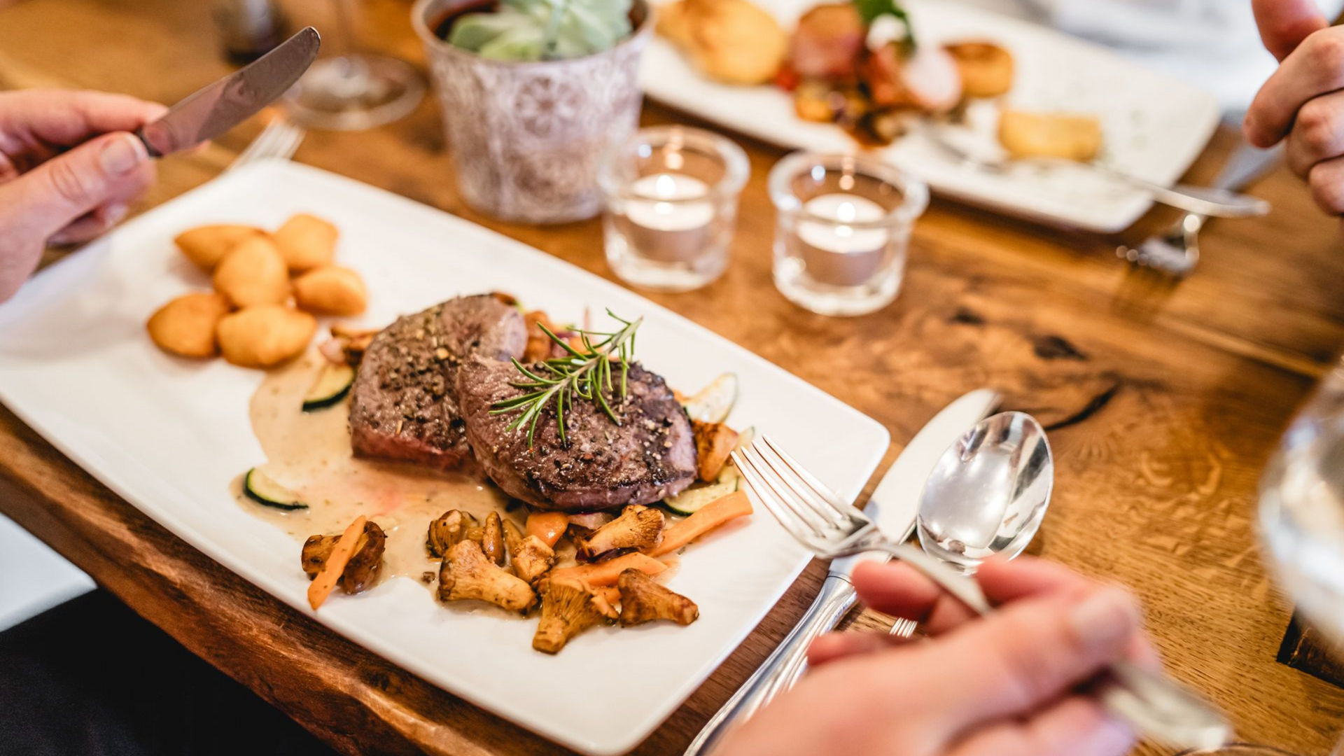 Hotel Köhlers Krone Gäste beim Abendessen