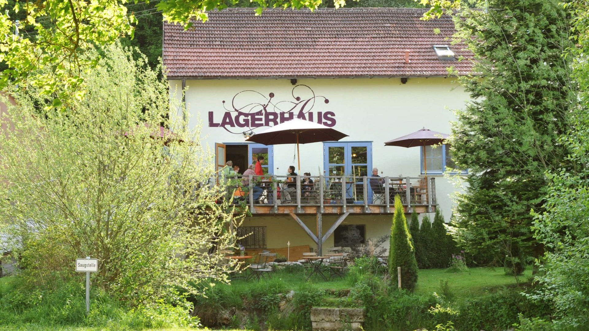 Außenansicht Lagerhaus an der Lauter in Dapfen