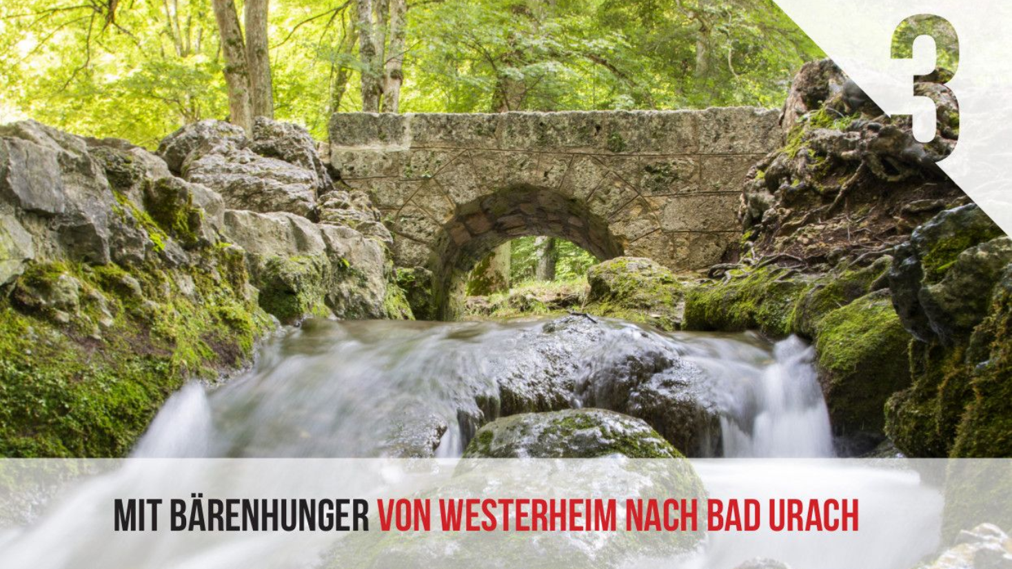Wandertour mit Bärenhunger von Westerheim nach Bad Urach