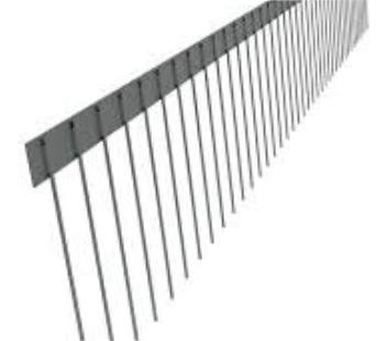 Taubenschutz PV-Anlage mit Solarspitzen aus Edelstahl