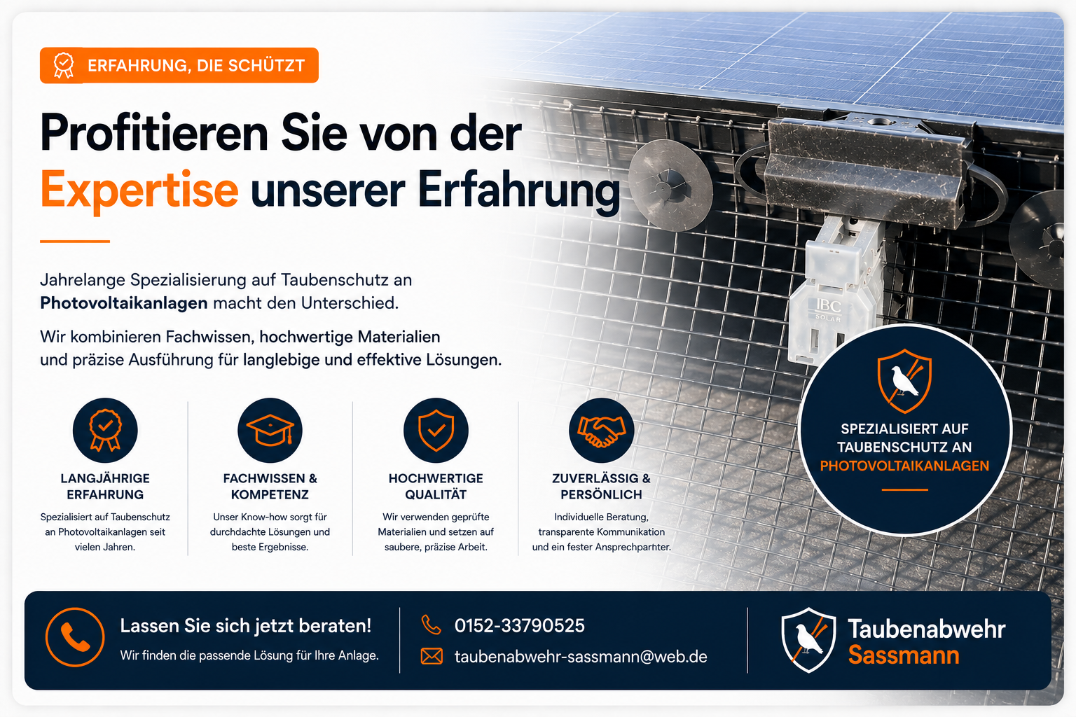 Profitieren Sie von unserer Expertiese