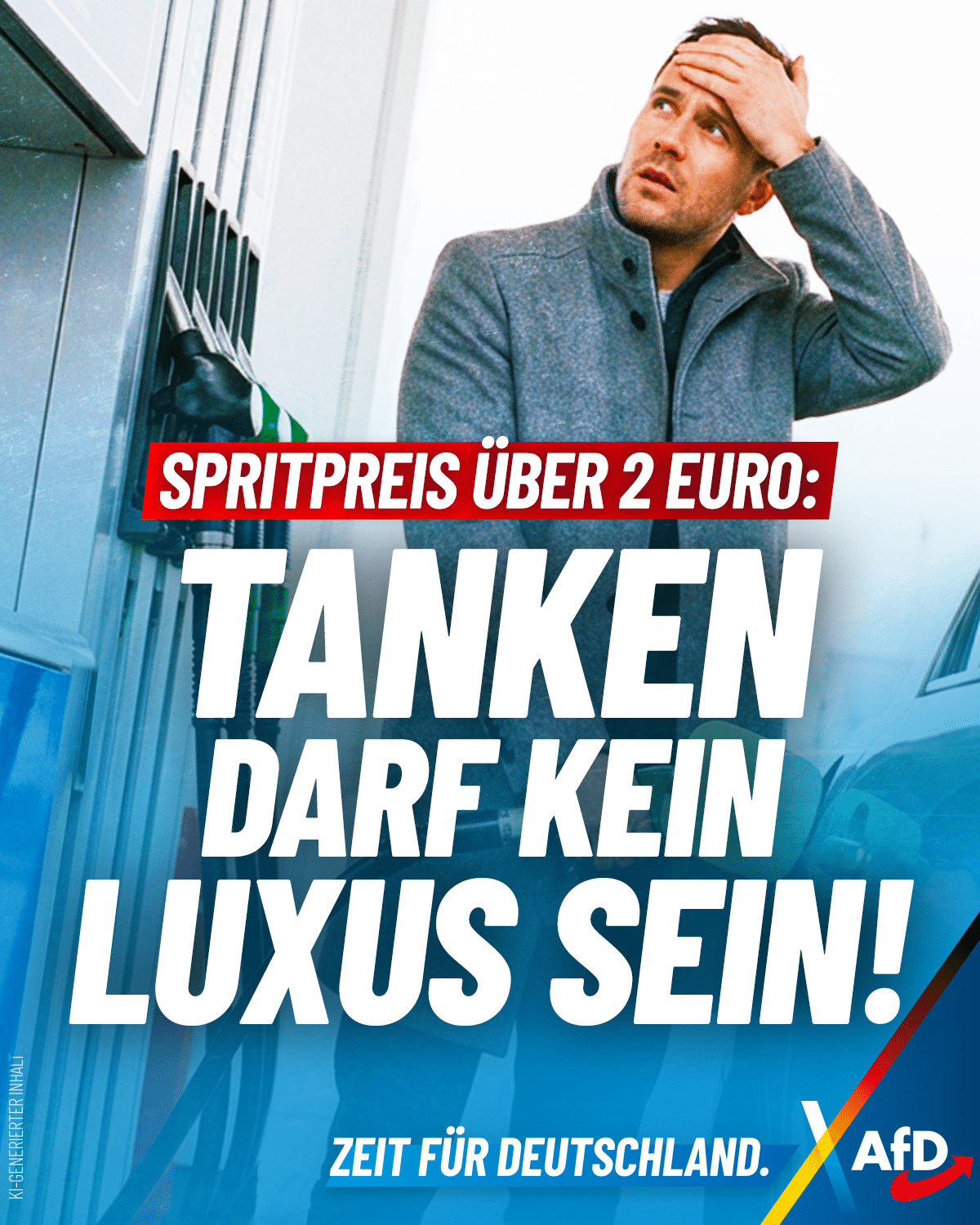 Die AfD macht Schluss mit der Abzocke an der Zapfsäule!