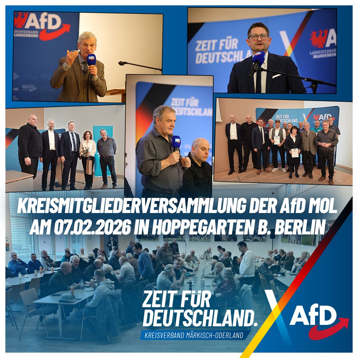 Der Kreisverband Märkisch-Oderland hat am 07.02.2026 seine Mitgliederversammlung abgehalten.