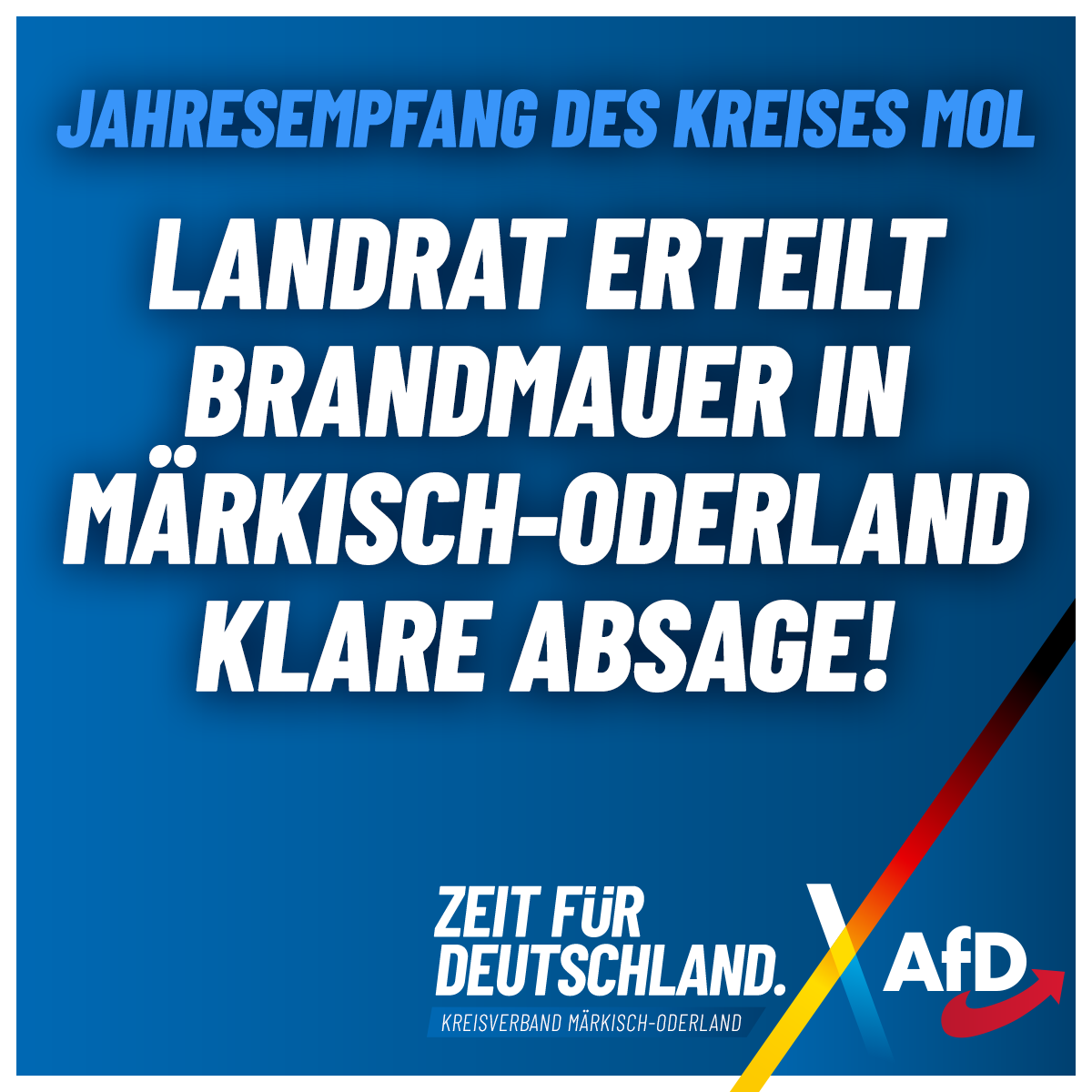 Landrat Gernot Schmidt (SPD) erteilt Brandmauer in Märkisch-Oderland klare Absage