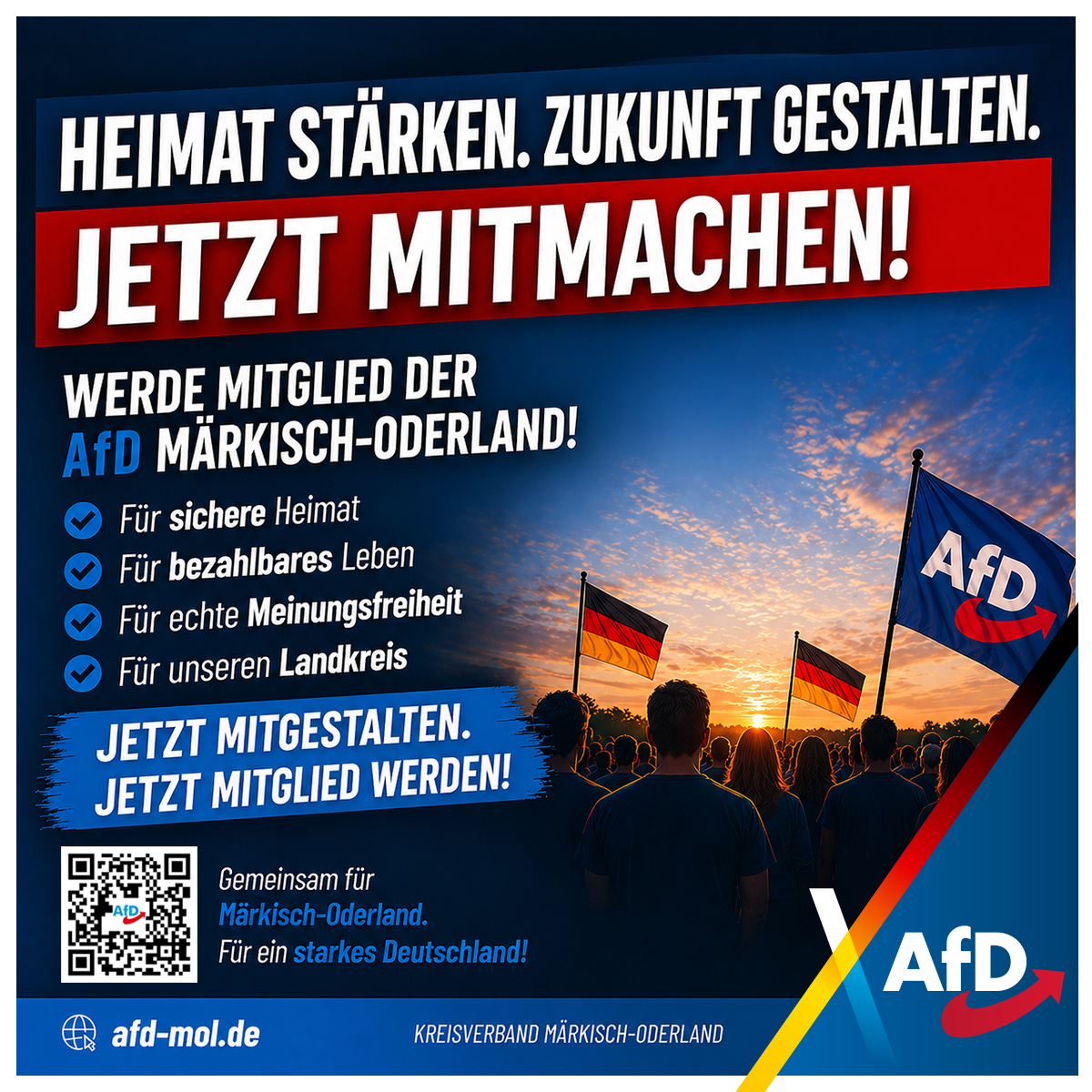 Informiere Dich über unser Programm, unseren Kreisverband und füll online Deinen Mitgliedsantrag aus