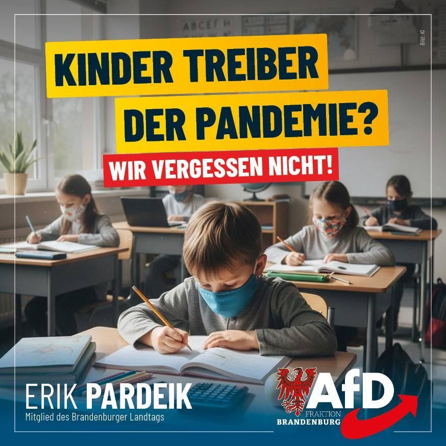 Kinder als er der Pandemie? Wir vergessen nicht!